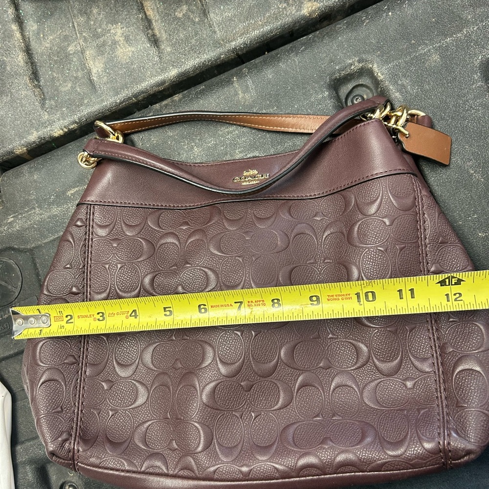 Coach Brown Leather Shoulder Bag